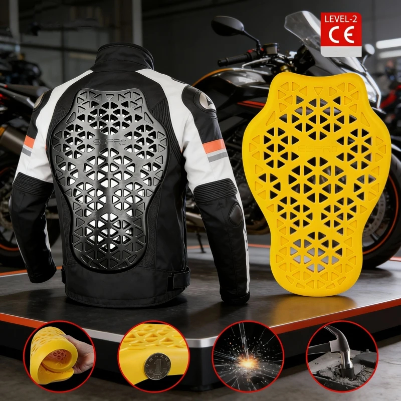 Motorcycle Gear For Woman - Motorcycle Protective Gear Set: Back, Shoulder,