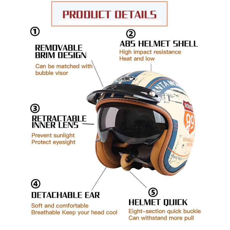 Four Seasons Motorcycle Helmet - Motorcycle Gear In Store recension och pris