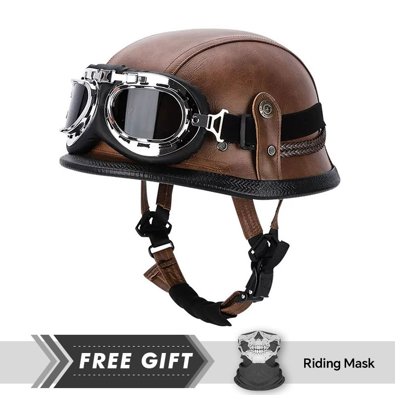 Classic Half Face Helmet Prote - Motorcycle Gear In Store recension och pris
