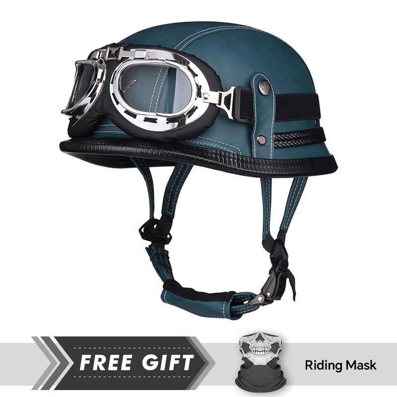 Classic Half Face Helmet Prote - Motorcycle Gear In Store recension och pris