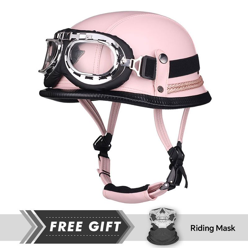 Classic Half Face Helmet Prote - Motorcycle Gear In Store recension och pris