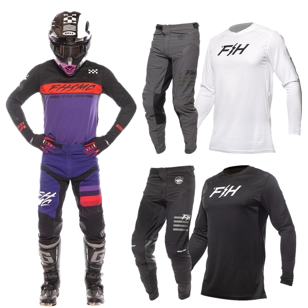 2026 FH Motocross Gear Set Top - Motorcycle Gear Bundle recension och pris