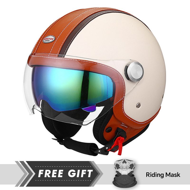 White Orange Original Open Fac - Motorcycle Gear In Store recension och pris
