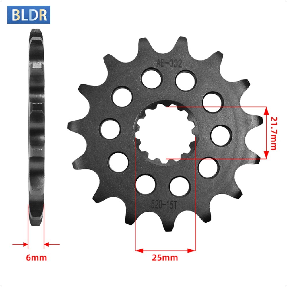 520-15T 48T Motorcycle Accesso - Motorcycle Gear Bundle recension och pris