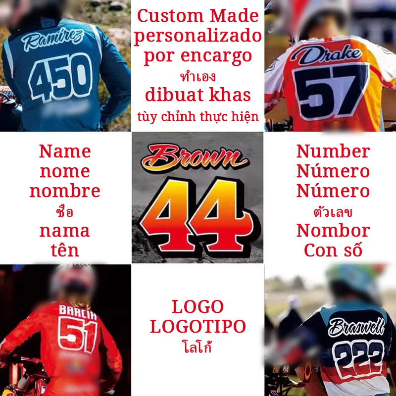 Motocross Gear Set Grey Name N - Motorcycle Gear Bundle recension och pris