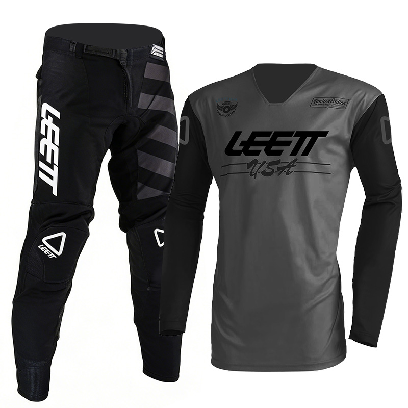 Motocross Gear Set Grey Name N - Motorcycle Gear Bundle recension och pris