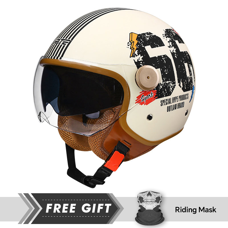 Double Lens Open Face Motorcyc - Motorcycle Gear In Store recension och pris