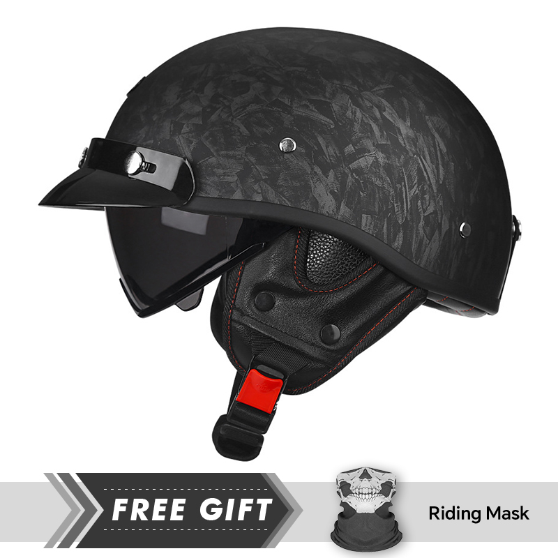 Half Motorcycle Helmet DOT ECE - Motorcycle Gear In Store recension och pris