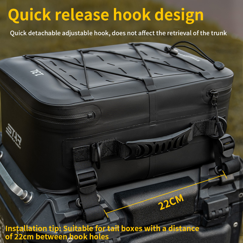 SFK Universal 13L Black Motorc - Motorcycle Gear Garage Storage recension och pris