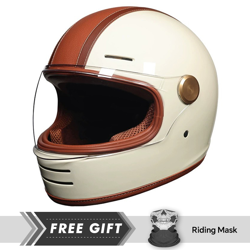 Men Women Leather Full Face Mo - Motorcycle Gear In Store recension och pris